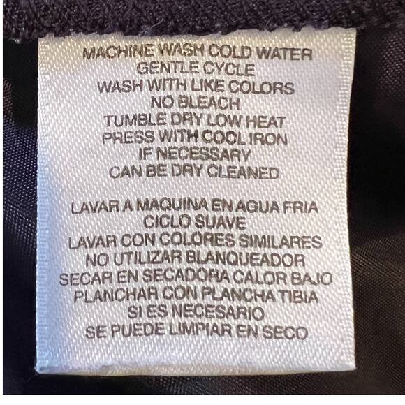 Evan Picone Pants Womens Size 14 Dress Pants Plum Lined Flat Front Straight Leg - Picture 4 of 8